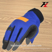 Flexible three fingers fingerless gloves, custom fingerless safety tool gloves